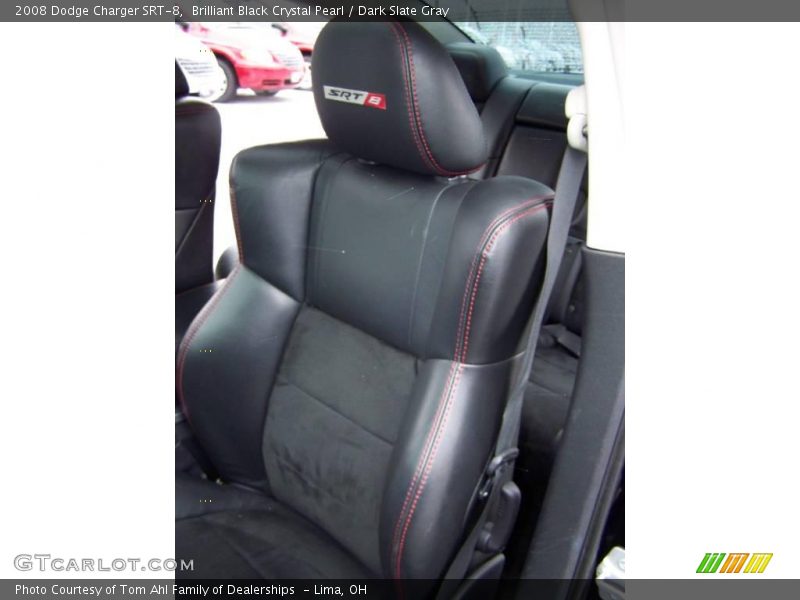 Brilliant Black Crystal Pearl / Dark Slate Gray 2008 Dodge Charger SRT-8