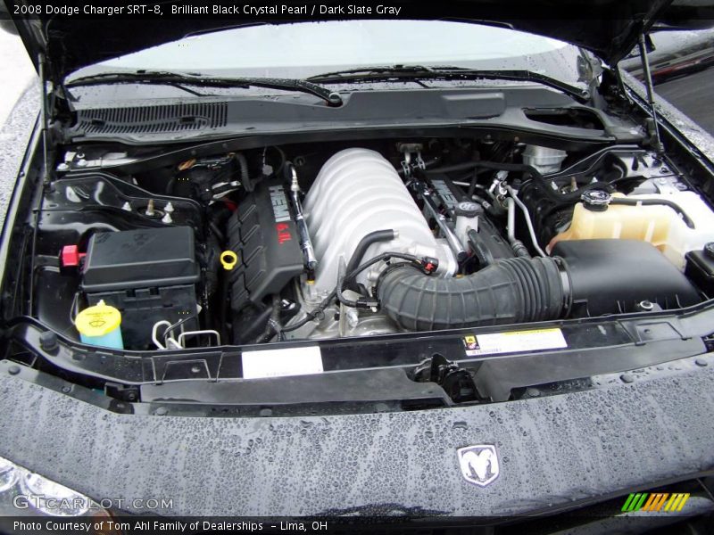 Brilliant Black Crystal Pearl / Dark Slate Gray 2008 Dodge Charger SRT-8