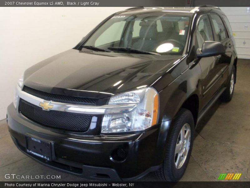 Black / Light Gray 2007 Chevrolet Equinox LS AWD
