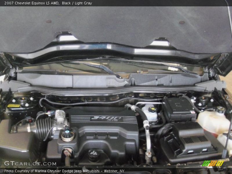 Black / Light Gray 2007 Chevrolet Equinox LS AWD