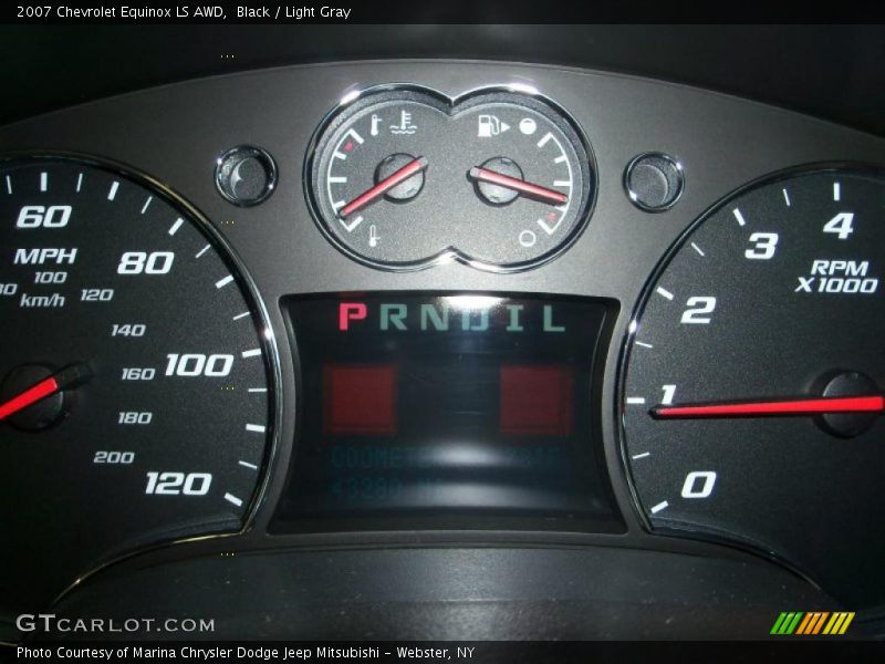Black / Light Gray 2007 Chevrolet Equinox LS AWD