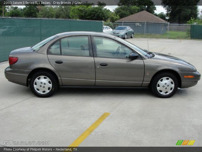 Gray Bronze / Gray 2000 Saturn S Series SL1 Sedan