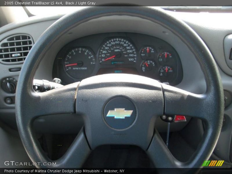 Black / Light Gray 2005 Chevrolet TrailBlazer LS 4x4