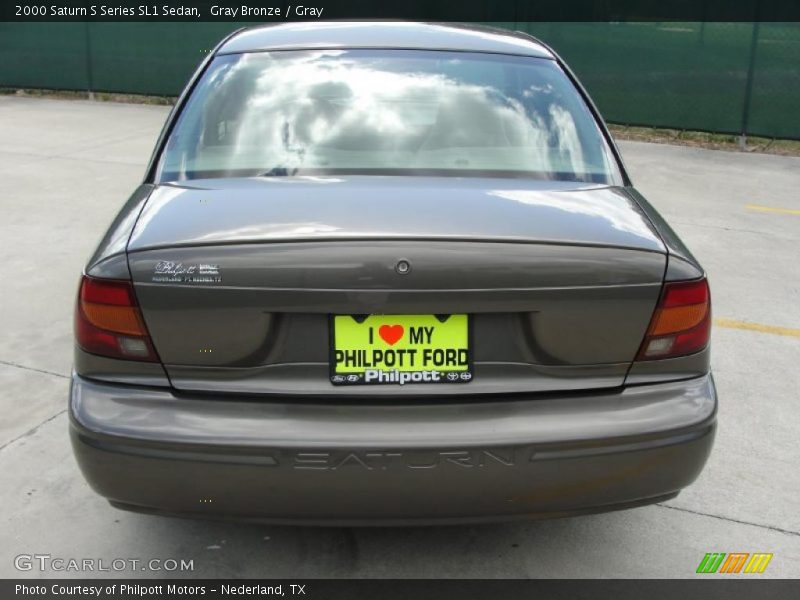 Gray Bronze / Gray 2000 Saturn S Series SL1 Sedan