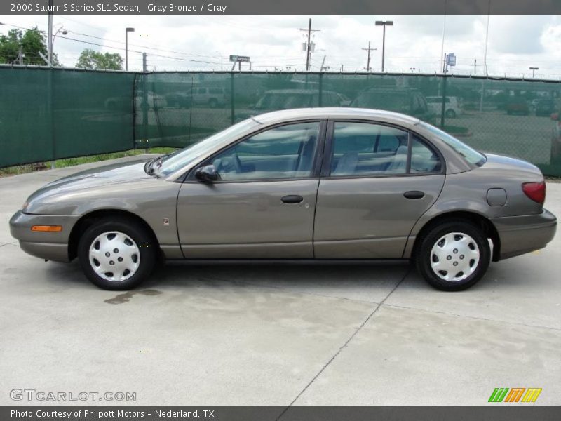 Gray Bronze / Gray 2000 Saturn S Series SL1 Sedan