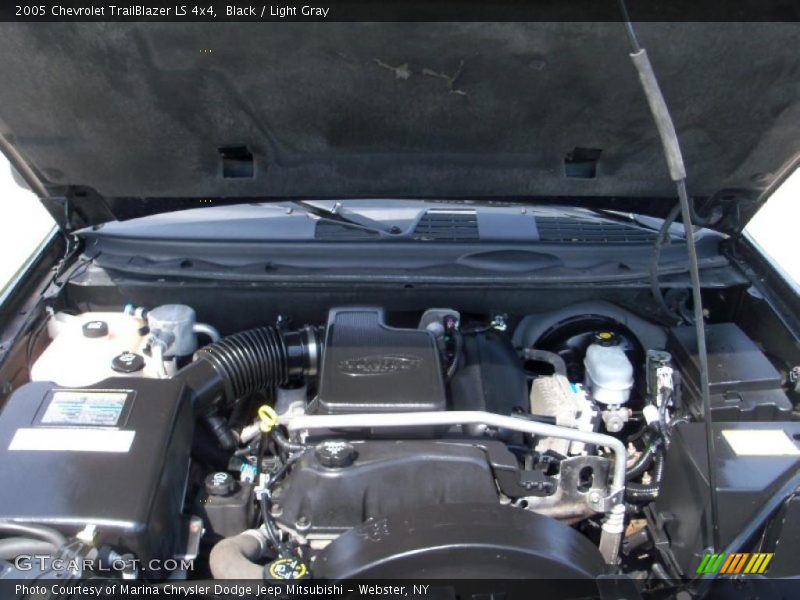 Black / Light Gray 2005 Chevrolet TrailBlazer LS 4x4