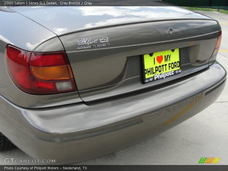 Gray Bronze / Gray 2000 Saturn S Series SL1 Sedan