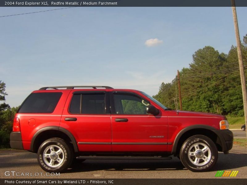 Redfire Metallic / Medium Parchment 2004 Ford Explorer XLS