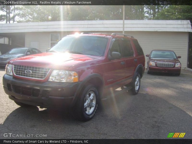 Redfire Metallic / Medium Parchment 2004 Ford Explorer XLS
