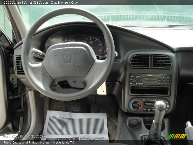 Gray Bronze / Gray 2000 Saturn S Series SL1 Sedan