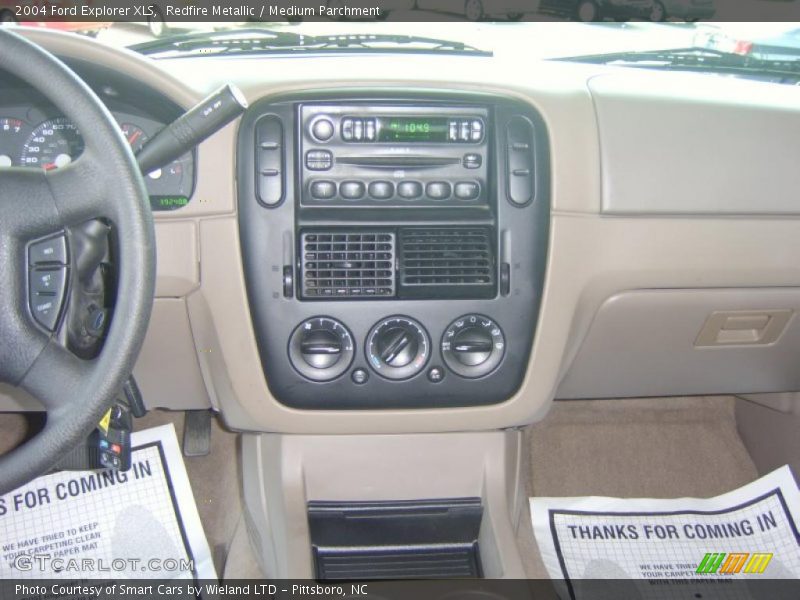 Redfire Metallic / Medium Parchment 2004 Ford Explorer XLS