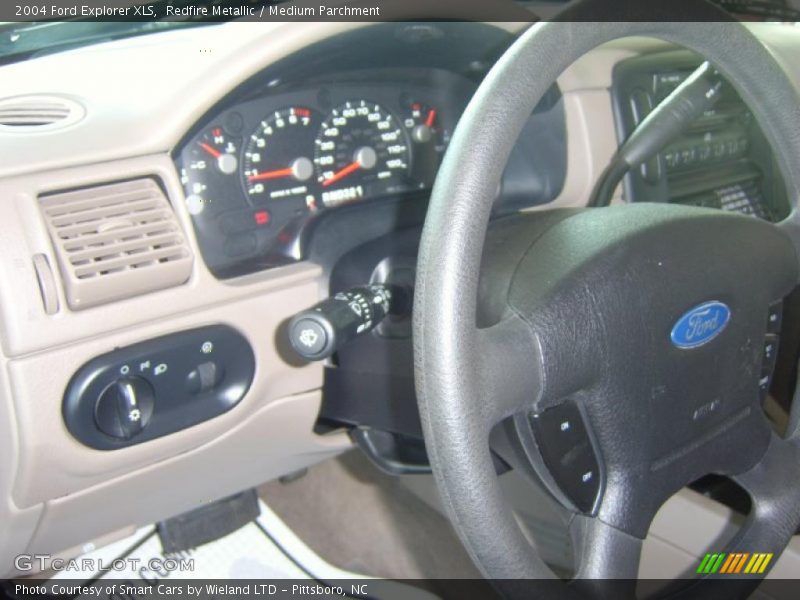 Redfire Metallic / Medium Parchment 2004 Ford Explorer XLS