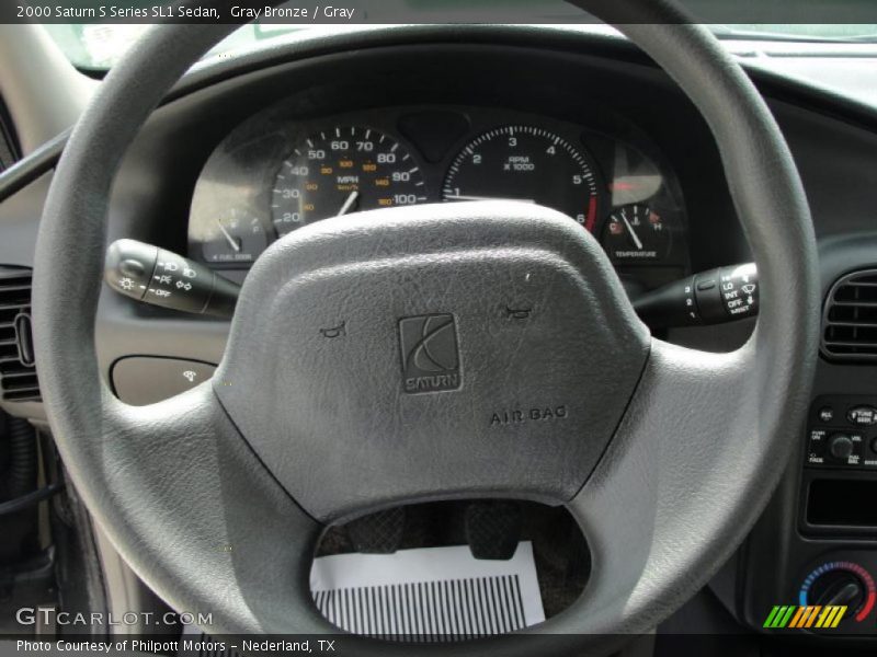 Gray Bronze / Gray 2000 Saturn S Series SL1 Sedan