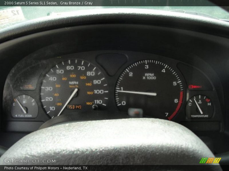 Gray Bronze / Gray 2000 Saturn S Series SL1 Sedan
