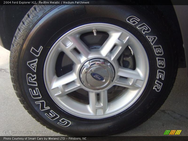 Redfire Metallic / Medium Parchment 2004 Ford Explorer XLS