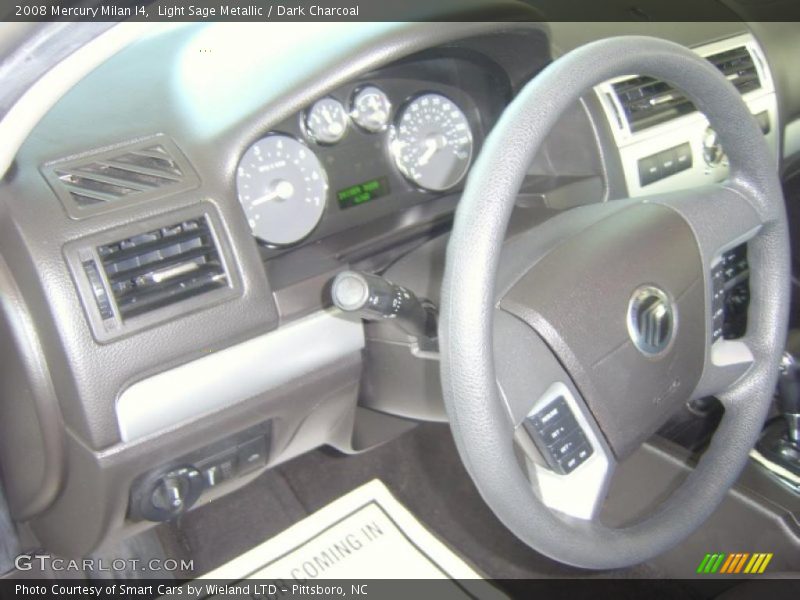 Light Sage Metallic / Dark Charcoal 2008 Mercury Milan I4