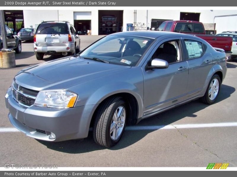 Silver Steel Metallic / Dark Slate Gray 2009 Dodge Avenger R/T