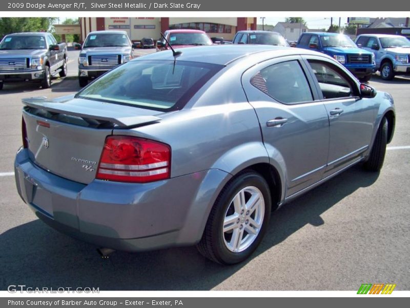 Silver Steel Metallic / Dark Slate Gray 2009 Dodge Avenger R/T
