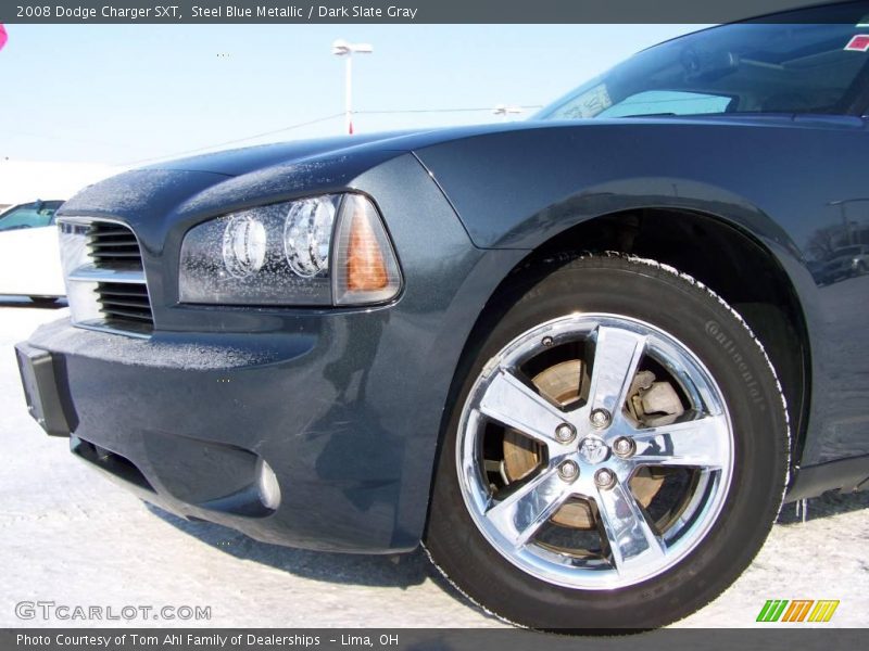 Steel Blue Metallic / Dark Slate Gray 2008 Dodge Charger SXT