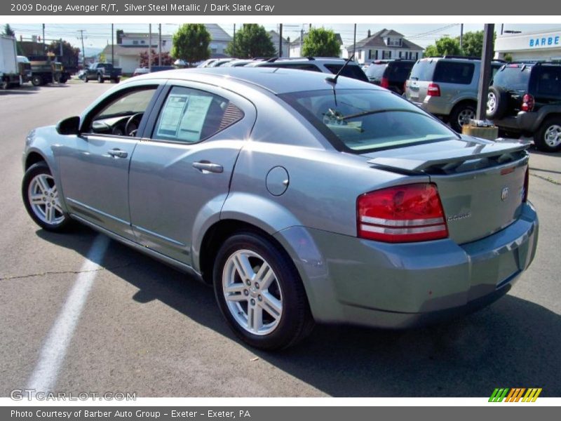 Silver Steel Metallic / Dark Slate Gray 2009 Dodge Avenger R/T