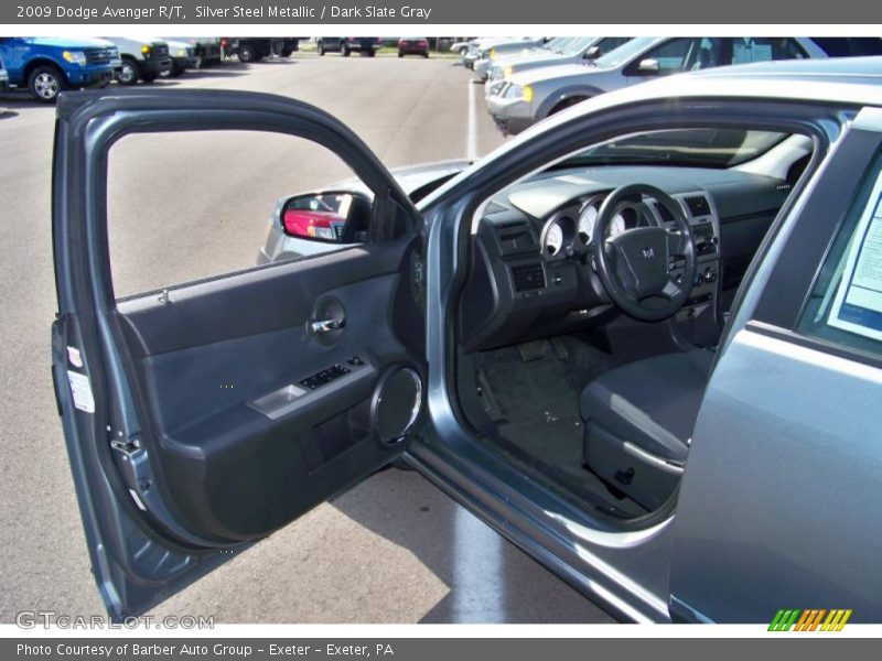 Silver Steel Metallic / Dark Slate Gray 2009 Dodge Avenger R/T