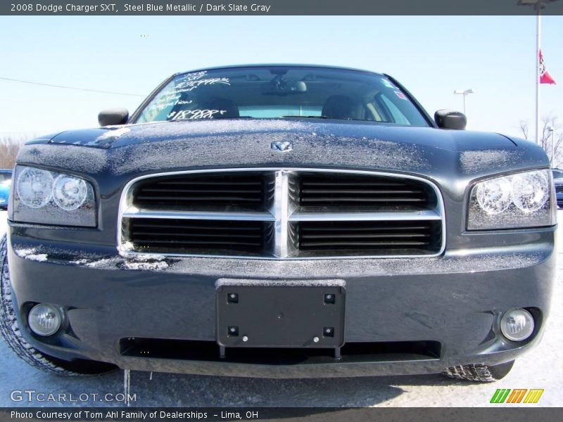 Steel Blue Metallic / Dark Slate Gray 2008 Dodge Charger SXT