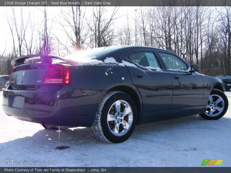 Steel Blue Metallic / Dark Slate Gray 2008 Dodge Charger SXT