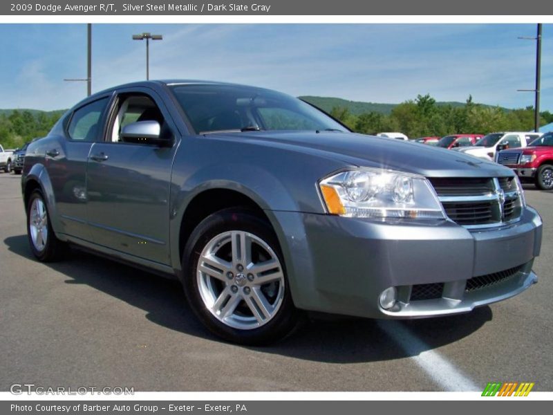Silver Steel Metallic / Dark Slate Gray 2009 Dodge Avenger R/T