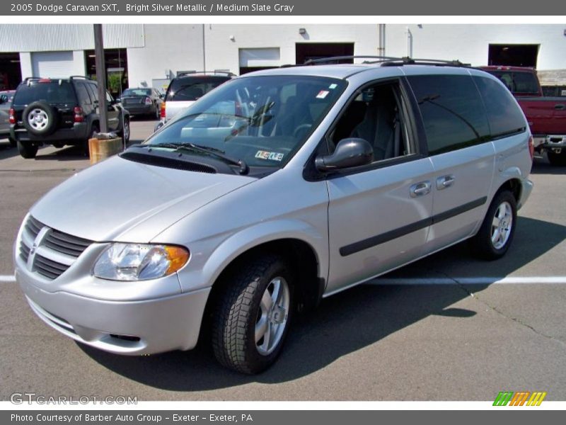 Bright Silver Metallic / Medium Slate Gray 2005 Dodge Caravan SXT