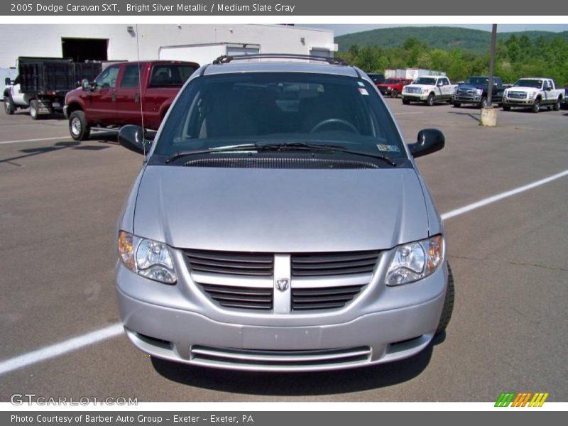 Bright Silver Metallic / Medium Slate Gray 2005 Dodge Caravan SXT