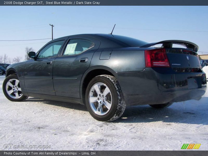 Steel Blue Metallic / Dark Slate Gray 2008 Dodge Charger SXT