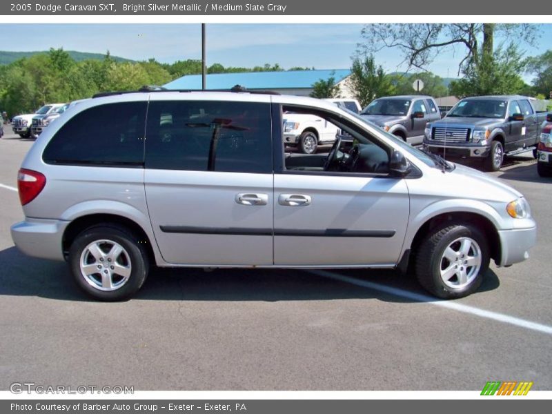 Bright Silver Metallic / Medium Slate Gray 2005 Dodge Caravan SXT