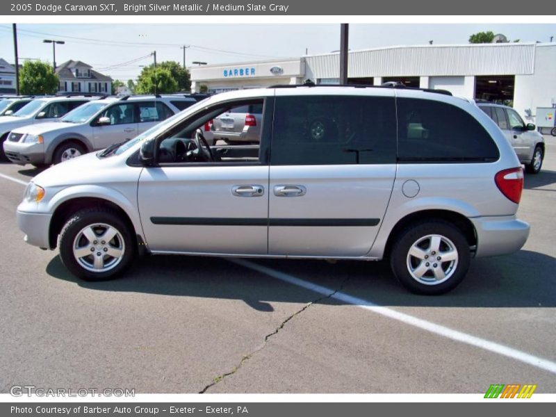 Bright Silver Metallic / Medium Slate Gray 2005 Dodge Caravan SXT