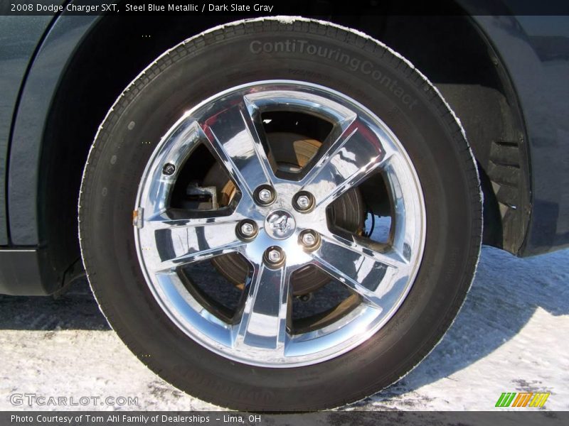 Steel Blue Metallic / Dark Slate Gray 2008 Dodge Charger SXT