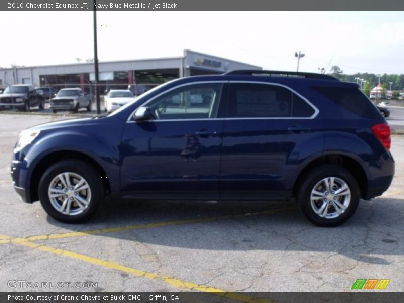 Navy Blue Metallic / Jet Black 2010 Chevrolet Equinox LT
