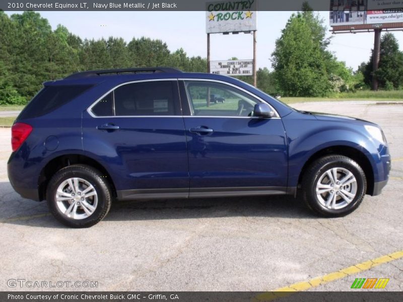 Navy Blue Metallic / Jet Black 2010 Chevrolet Equinox LT