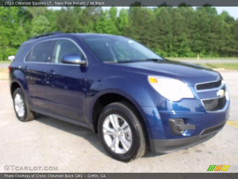 Navy Blue Metallic / Jet Black 2010 Chevrolet Equinox LT