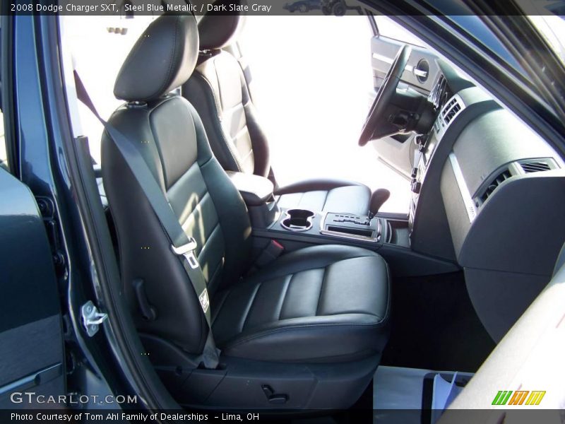 Steel Blue Metallic / Dark Slate Gray 2008 Dodge Charger SXT