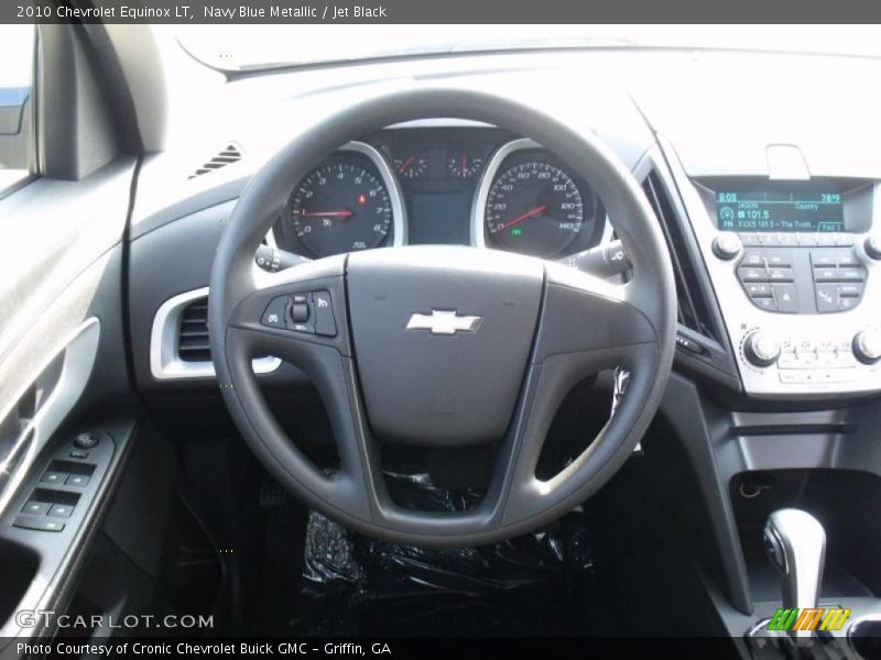 Navy Blue Metallic / Jet Black 2010 Chevrolet Equinox LT