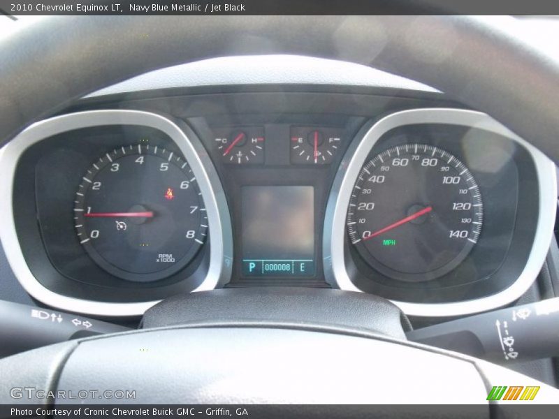 Navy Blue Metallic / Jet Black 2010 Chevrolet Equinox LT