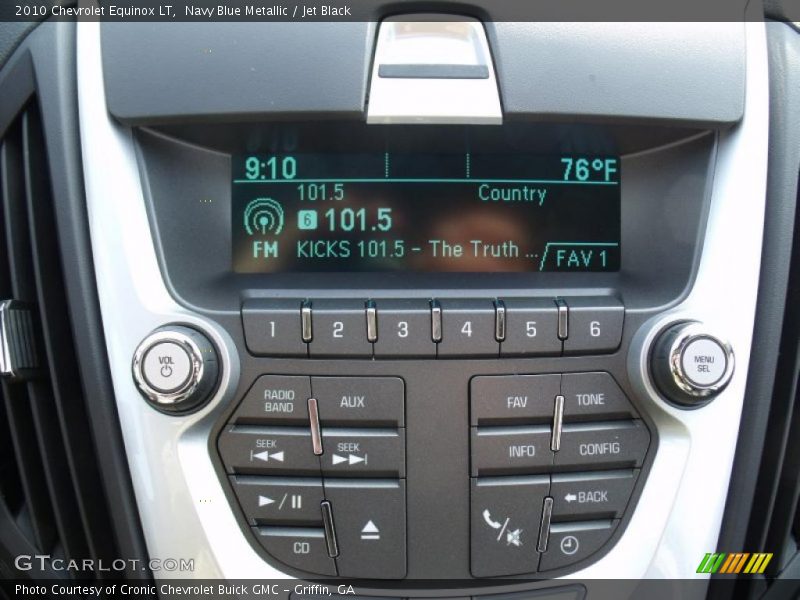 Navy Blue Metallic / Jet Black 2010 Chevrolet Equinox LT