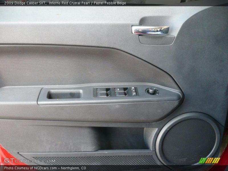 Inferno Red Crystal Pearl / Pastel Pebble Beige 2009 Dodge Caliber SXT