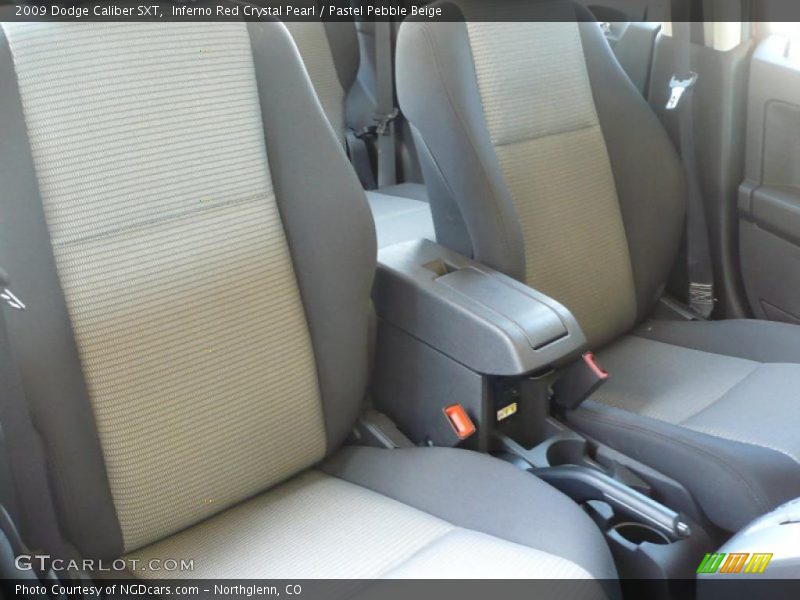 Inferno Red Crystal Pearl / Pastel Pebble Beige 2009 Dodge Caliber SXT