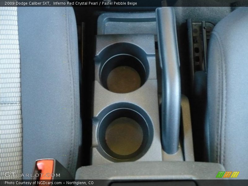 Inferno Red Crystal Pearl / Pastel Pebble Beige 2009 Dodge Caliber SXT