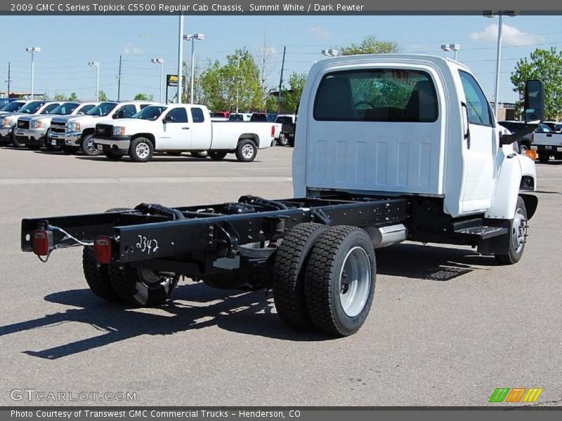 Summit White / Dark Pewter 2009 GMC C Series Topkick C5500 Regular Cab Chassis