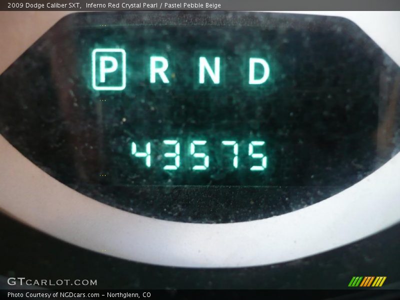 Inferno Red Crystal Pearl / Pastel Pebble Beige 2009 Dodge Caliber SXT