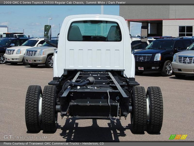 Summit White / Dark Pewter 2009 GMC C Series Topkick C5500 Regular Cab Chassis