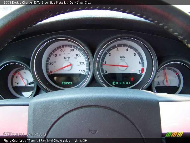 Steel Blue Metallic / Dark Slate Gray 2008 Dodge Charger SXT