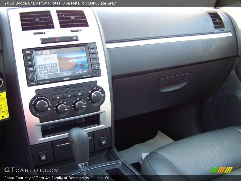 Steel Blue Metallic / Dark Slate Gray 2008 Dodge Charger SXT