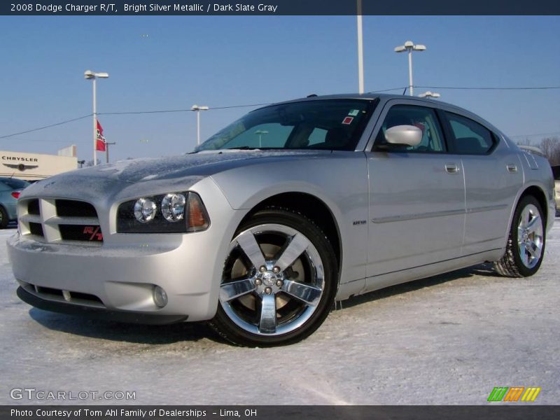 Bright Silver Metallic / Dark Slate Gray 2008 Dodge Charger R/T